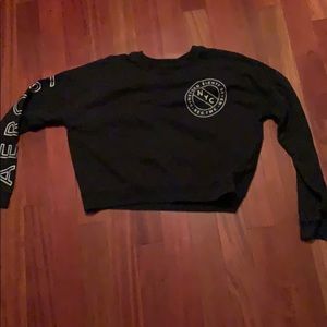 Aeropostale black sweatshirt (child L)
